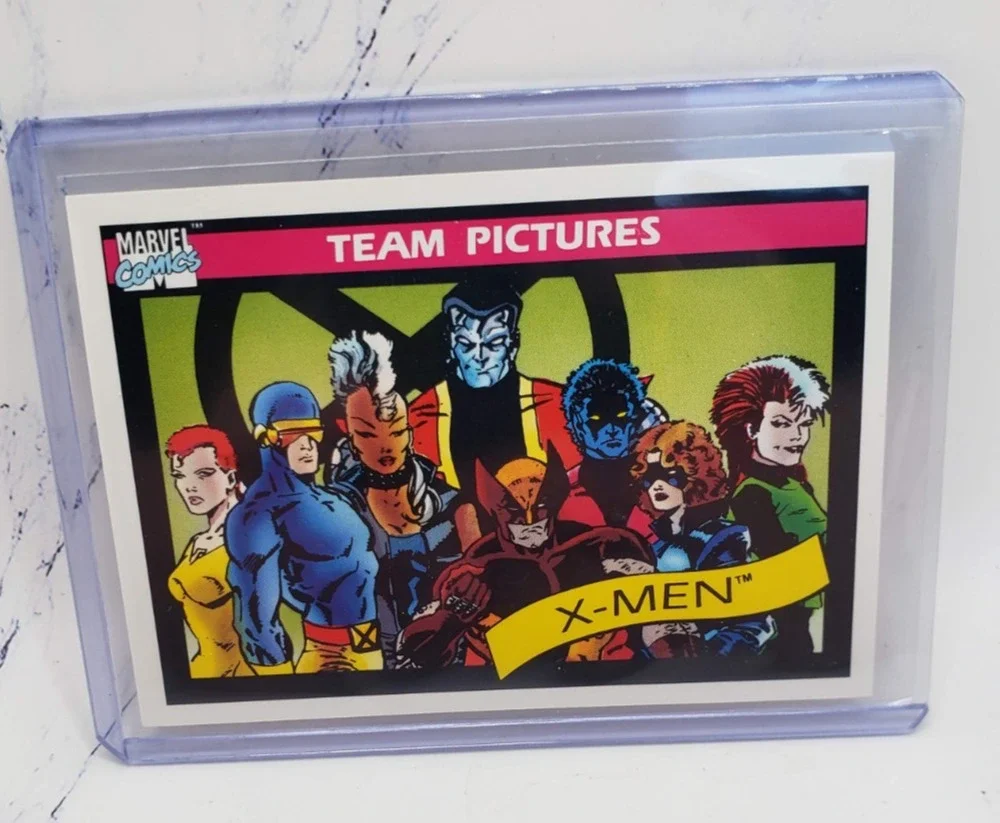 1990 Impel Marvel Universe Series 1 X-Men #140 Team Pictures